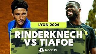 Arthur Rinderknech vs Frances Tiafoe Highlights  Lyon 2024 [upl. by Sadnalor921]