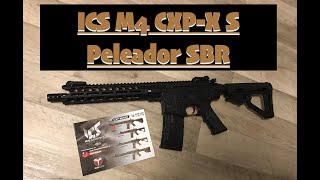 Neue Maßstäbe in der AirsoftMittelklasse  ICS M4 Peleador SBR Airsoft [upl. by Sllew]