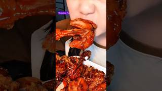 Chicken mukbang ASMR Chinese food Eating sound mukbang food unloadingfoods [upl. by Hsirap]