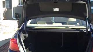 2011 BMW 528i Trunk Action [upl. by Malda]