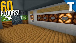 The 60 FLOOR FAST REALISTIC Elevator Minecraft Bedrock [upl. by Kezer]