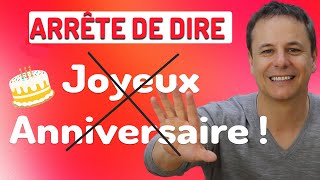 10 Façons de Souhaiter un Joyeux Anniversaire en Français [upl. by Evanthe]