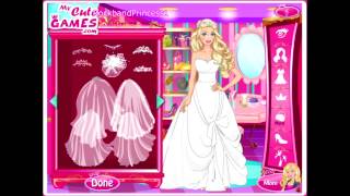 Wedding Barbie Dress Up Games [upl. by Ofilia46]