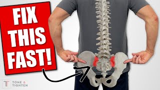 IMMEDIATE RELIEF Fix Sacroiliac SI Joint Pain  Self Mobilization [upl. by Nyrrat]