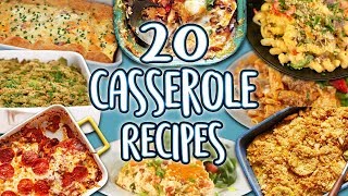 20 Casserole Recipes  Easy Casseroles Recipe Compilation  Well Done [upl. by Ardnayek]