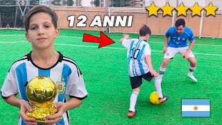 L’erede di MESSI ha 12 anni 😱 PALLONE D’ORO DEI BAMBINI fenomeno del calcio [upl. by Angelique]