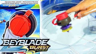 COMO USAR O PRECISION STRIKE LAUNCHER BEYBLADE BURST TURBO [upl. by Anatniuq495]