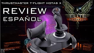 Español  Review Thrustmaster TFlight Hotas x [upl. by Anikahs701]