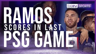 Emotional Farewell Sergio Ramos Scores in His Last PSG Game [upl. by Katleen]