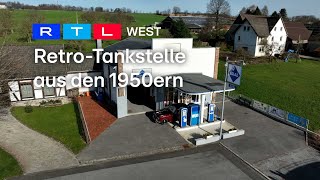 RetroTankstelle aus den 1950erJahren im Sauerland  RTL WEST 10042024 [upl. by Kotta879]