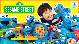 Cookie Monster Sesame Street Toys Collection [upl. by Ruomyes]