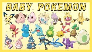 All Baby Pokemon [upl. by Antonetta]