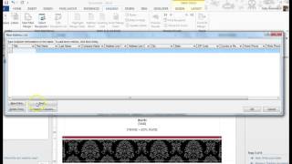 Mail Merge Invitation [upl. by Ennaid75]