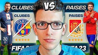 Enfrenté a CLUBES vs PAISES en FIFA [upl. by Knowling403]