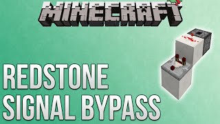 Minecraft Redstone Signal Bypass Tutorial Redstone Advent Calendar [upl. by Ollie313]