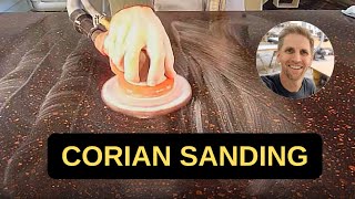 How To Finish and Polish Solid Surface Countertop  Part 1 [upl. by Millian966]