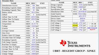 VIDEO UNLOCK BQ30Z55 BQ40Z50 BQ9003 BQ78350 FLYCAM [upl. by Baal]