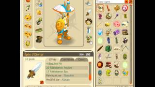 DOFUS Ibanox iop feu 200  Grade 10  1080 dintelligence [upl. by Dadirac617]