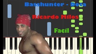 Basshunter  DotA  Ricardo Milos Song  Piano Tutorial [upl. by Melitta880]