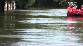 Wallington NJ Flood 2011 [upl. by Ahsercal]