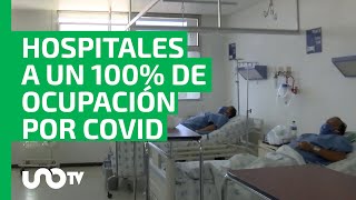 Cuídate hospitales de 7 estados registran 100 de ocupación por COVID19 [upl. by Ellehcyt]