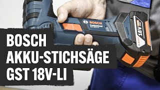 Bosch GST 18 VLi S AkkuStichsäge im Praxistest  Contorion [upl. by Best]