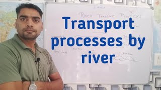 fluvial transport process geomorphology geography [upl. by Adnwahsar949]