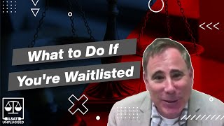 UCLA Law School Admissions Dean on What to Do If Youre Waitlisted [upl. by Eirallam]