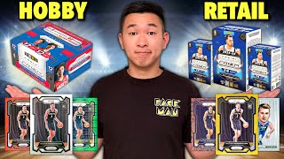 RETAIL vs HOBBY 11 BLASTERS vs 1 HOBBY BOX of the new 202324 Panini Prizm Basketball 😳🔥 [upl. by Windy]