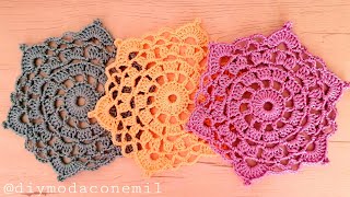 Mini tapete tejido a crochet paso a paso [upl. by Anirol463]