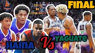 RESUMEN COMPLETO  JUEGO DECISIVO COPA DE CAMPEONES  HAINA vs YAGUATE  NO DEJES DE VERLO TODO AQUÍ [upl. by Bunny]