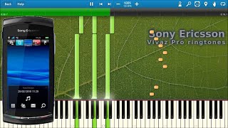 SONY ERICSSON VIVAZ PRO RINGTONES IN SYNTHESIA  Piano Tutorial [upl. by Derrick]