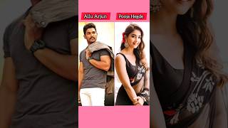 Allu Arjun and Pooja Hegde new video 💞🔥alluarjun poojahegde😍south song shorts 💯 [upl. by Adok]