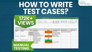 LIVE PROOF 🔴 How to Write Test Cases in Manual Testing with Example  Complete Tutorial [upl. by Thilda684]