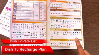 Dish tv Channel List  Dish Tv Package list  Dish Tv Pack List  Dish Tv Recharge Plan  DishTv Pla [upl. by Norehc161]