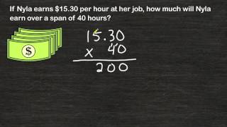 Calculating Weekly Wages [upl. by Piks]