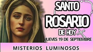 Santo Rosario de hoy JUEVES 19 DE SEPTIEMBRE [upl. by Relyk]