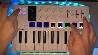 Blinding Lights  Cover  Live Looping Arturia MiniLab 3 [upl. by Kowalski]