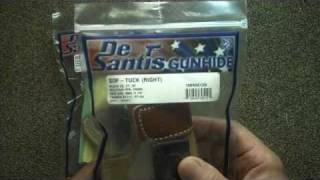 DeSantis SofTuck GunhideLeather Holster for the Walther PPS and S amp W J Frame by FirearmPop [upl. by Erodoeht307]