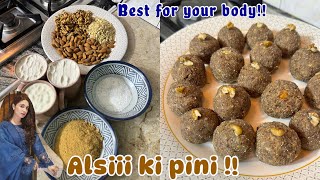 2024 Alsiii ki Pinni  Best For Body Pains  Period Issues Must Try Recipe In Winter’s [upl. by Maxfield157]