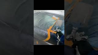 BMW REAR PANEL DENT REPAIR autobodyrepair [upl. by Nniuq]