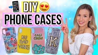 DIY HANDYHÜLLEN 📲PHONE CASE SELBER MACHEN  Cali Kessy [upl. by Aline841]