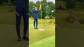 FOOTGOLF HOLE IN ONE 😱😳⚽️ footballshorts football soccershorts soccer [upl. by Gabbi457]