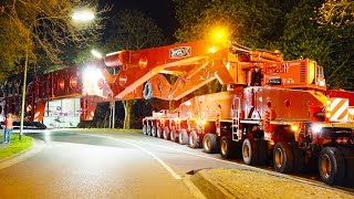 Heavy Transport  600 Tons get stuck  High Girder Bridge [upl. by Lugar]