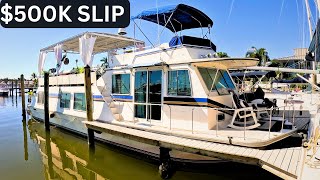 The MOST Valuable Houseboat in Florida Rare Liveaboard Full Tour [upl. by Anelim]