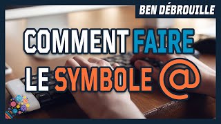 Comment faire le symbole arobase sur un clavier dordinateur [upl. by Ahsaelat]