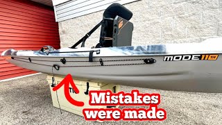 Installing an anchor trolley on a kayak Learn from my mistakes [upl. by Melisse623]