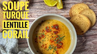 ❤️🍎MEILLEURE RECETTE DE SOUPE TURQUE LENTILLES CORAIL  RICHE EN FER [upl. by Noicnecsa]