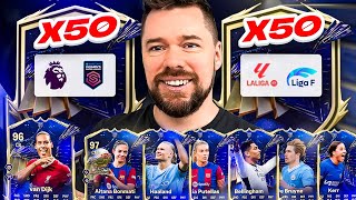 100x EPLLa Liga Premium Packs for FULL TOTY [upl. by Arnaud631]