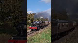 7820 quotDinmore Manorquot passes Hayles Abbey Halt on the express 26102024 gwsr [upl. by Jordanna]